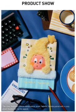 Twinkle Twinkle Be A Little Star Series-Plush Handbooks -Pop Mart 20250411 170743 001070 4 twinkle twinkle be a little star series plush notebook accessories details popmart us 1200x1756