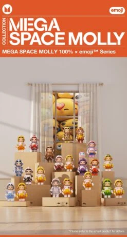 MEGA SPACE MOLLY 100% × Emoji™ Series -Pop Mart 20250418 173938 508654 1 01 mega space molly 100 emoji series mega details popmart us 1200x2244