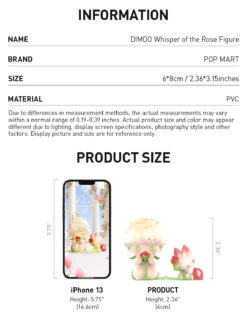 DIMOO Whisper Of The Rose Figure -Pop Mart 20250428 145207 158197 3 dimoo whisper of the rose figure figurine details popmart us 1200x1553