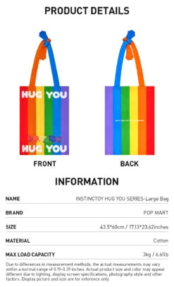 INSTINCTOY HUG YOU SERIES-Large Bag -Pop Mart 20250429 142938 526832 2 instinctoy hug you series large bag accessories details popmart us 1200x1977