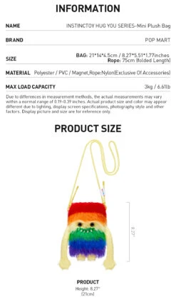 INSTINCTOY HUG YOU SERIES-Mini Plush Bag -Pop Mart 20250429 143349 502836 3 instinctoy hug you series mini plush bag accessories details popmart us 1200x2055