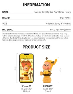 TwinkleTwinkle Bee Your Honey -Pop Mart 20250507 094534 258616 3 twinkle twinkle bee your honey figure figurine details popmart us 1200x1540