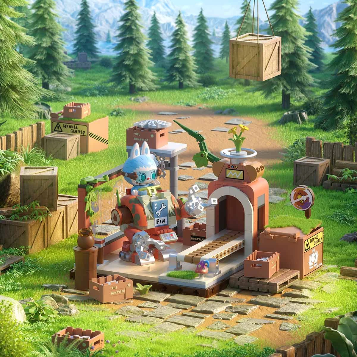 THE MONSTERS Forest Secret Base Series Blocks 10 THE MONSTERS Forest Secret Base Series Blocks - Image 10