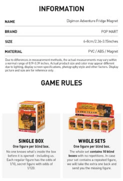 Digimon Adventure Fridge Magnet Series Figures -Pop Mart 20250512 113820 935230 4 digimon adventure fridge magnet blind boxes details popmart us 1200x1760