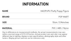 HACIPUPU Fluffy Puppy Figure -Pop Mart 20250523 172024 987180 4 hacipupu fluffy puppy figure figurine details popmart us 1200x693