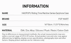 HACIPUPU Rolling Time Machine Series-Earphone Case -Pop Mart 20250523 174540 960581 2 hacipupu rolling time machine series earphone case phone accessories details popmart us 1200x729