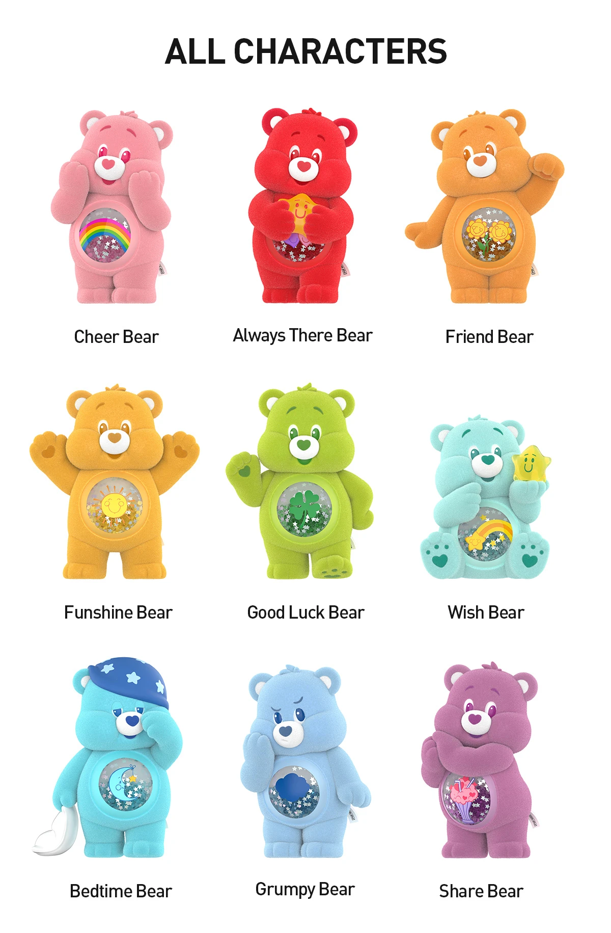Care Bears Colorful Hugs Series Figures - Image 12