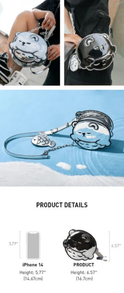 DIMOO Aquarium Series-Messenger Bag(Polar Bear) -Pop Mart DIMOO北极熊斜挎包 详情 GmbAbpC9BM 1200x2821