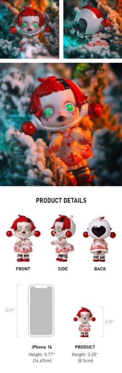 SKULLPANDA White Maid Figurine -Pop Mart SKULLPANDA white maid fI7D6KjSU0 1200x3642