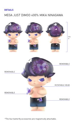 MEGA JUST DIMOO 400% MIKA NINAGAWA -Pop Mart dimoo mika 400 02 aqu3d3b01f 1200x1969