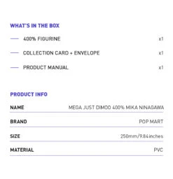 MEGA JUST DIMOO 400% MIKA NINAGAWA -Pop Mart dimoo mika 400 02 gW00s6ufEp 1200x1242