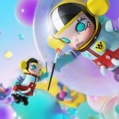 MEGA COLLECTION 1000% SPACE MOLLY Little Painter -Pop Mart scene 01 zXKCbBG2uk 1200x1200