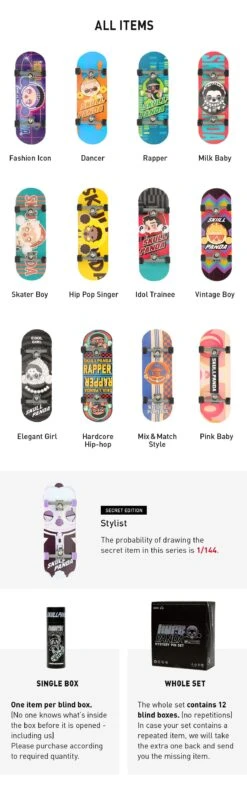 SKULLPANDA Hypepanda Series-Fingerboard -Pop Mart sp hypepanda fignerboard detail bDxeeYaDvk 1200x3822