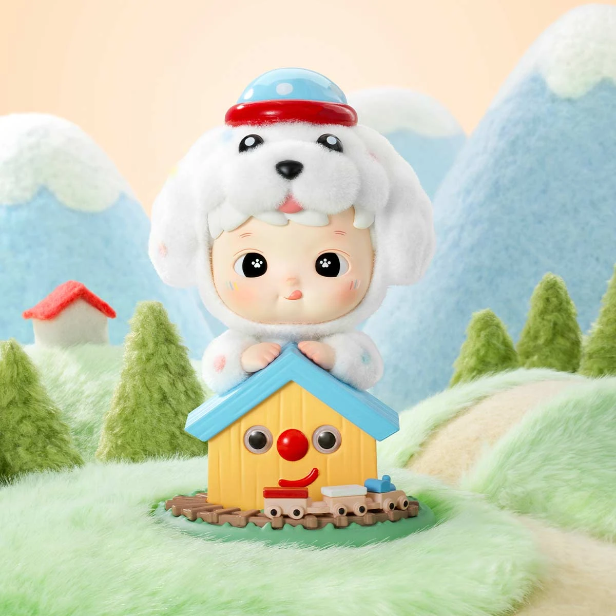 Pop Mart -Pop Mart 20250523 172013 012679 2 hacipupu fluffy puppy figure figurine details popmart